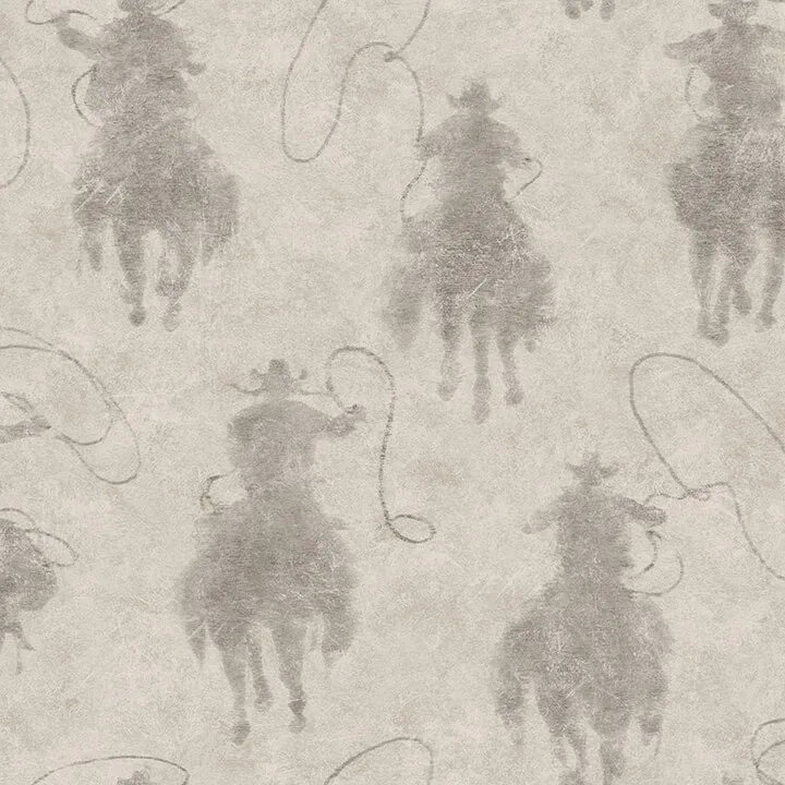 Chesapeake Stockman Silhouette wallpaper, color Grey, SKU 4142-72639