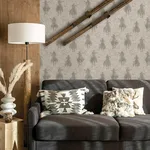 Chesapeake Stockman Silhouette wallpaper, color Grey, SKU 4142-72639