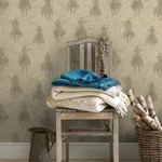 Chesapeake Stockman Silhouette wallpaper, color Khaki, SKU 4142-72640