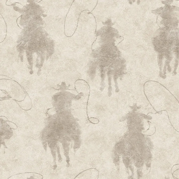 Chesapeake Stockman Silhouette wallpaper, color Light Grey, SKU 4142-72638