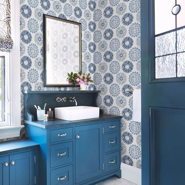 Chesapeake Sunkissed wallpaper, color Blue, SKU 3120-13705