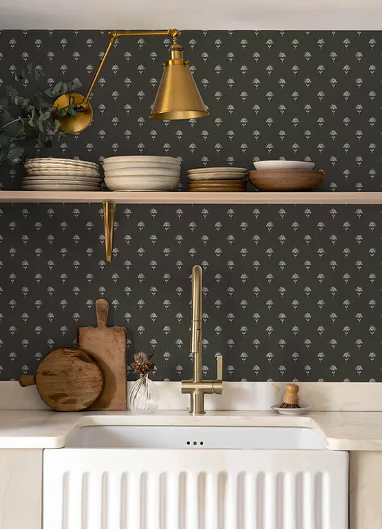 Chesapeake Surdiva wallpaper, color Black, SKU 4148-27462