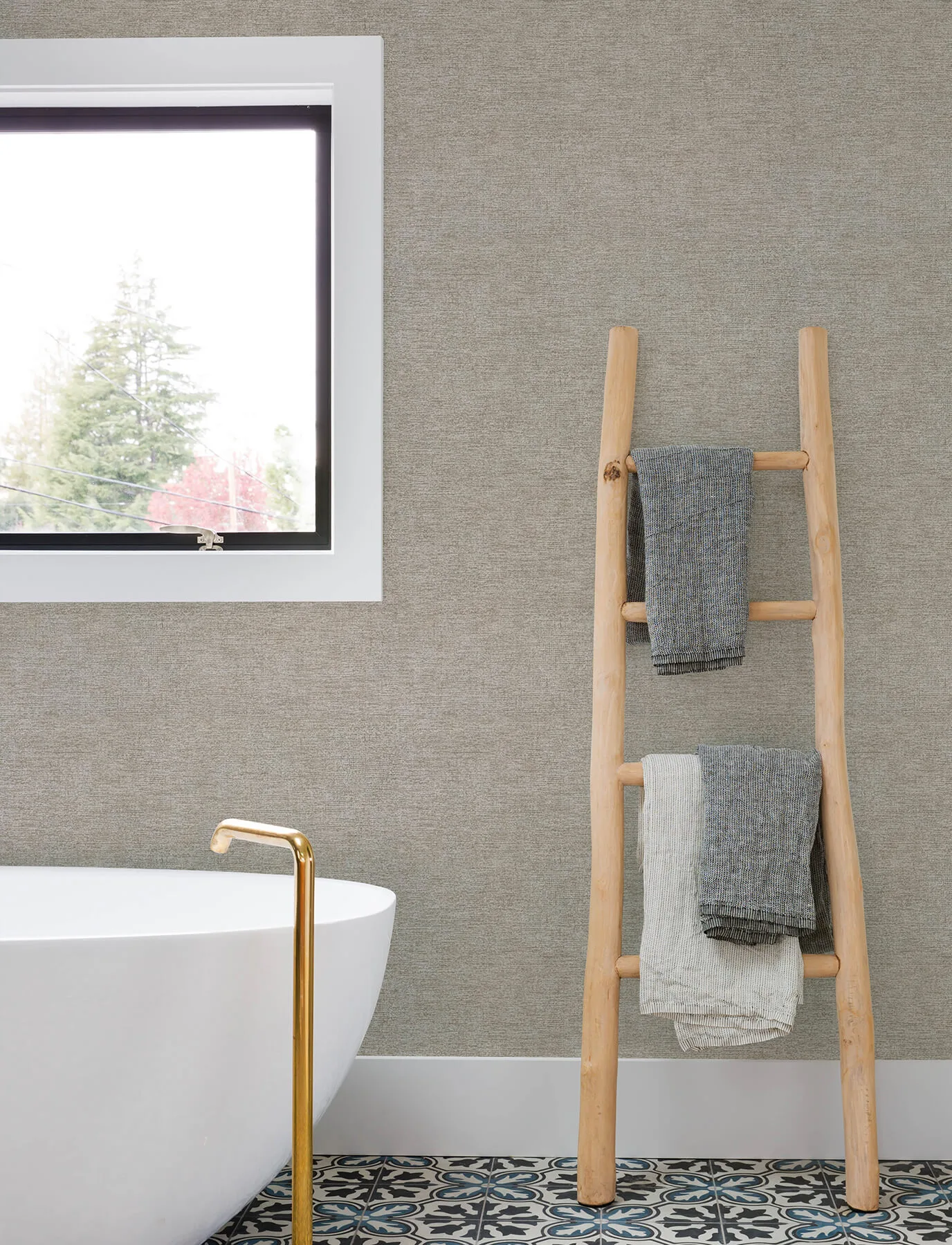 Chesapeake Tansy - Dark Grey Wallpaper | Buy Online Chesapeake Tansy wallpaper, color Dark Grey, SKU 4191-83039