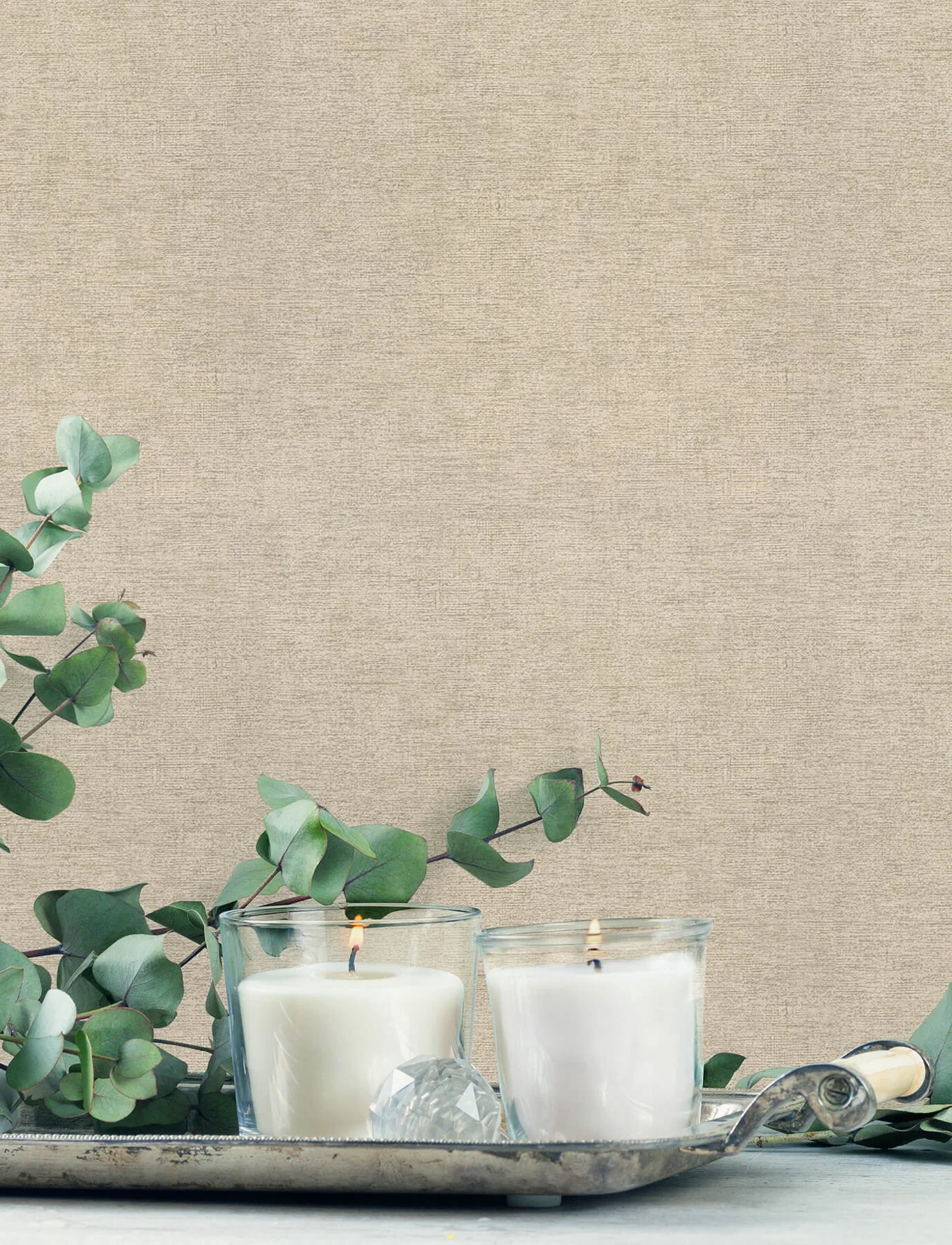 Chesapeake Tansy wallpaper, color Taupe, SKU 4191-83040