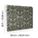 Chesapeake Tap Root - Charcoal Wallpaper | Buy Online Chesapeake Tap Root wallpaper, color Charcoal, SKU 4169-27601