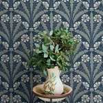 Chesapeake Tap Root wallpaper, color Dark Blue, SKU 4169-27600