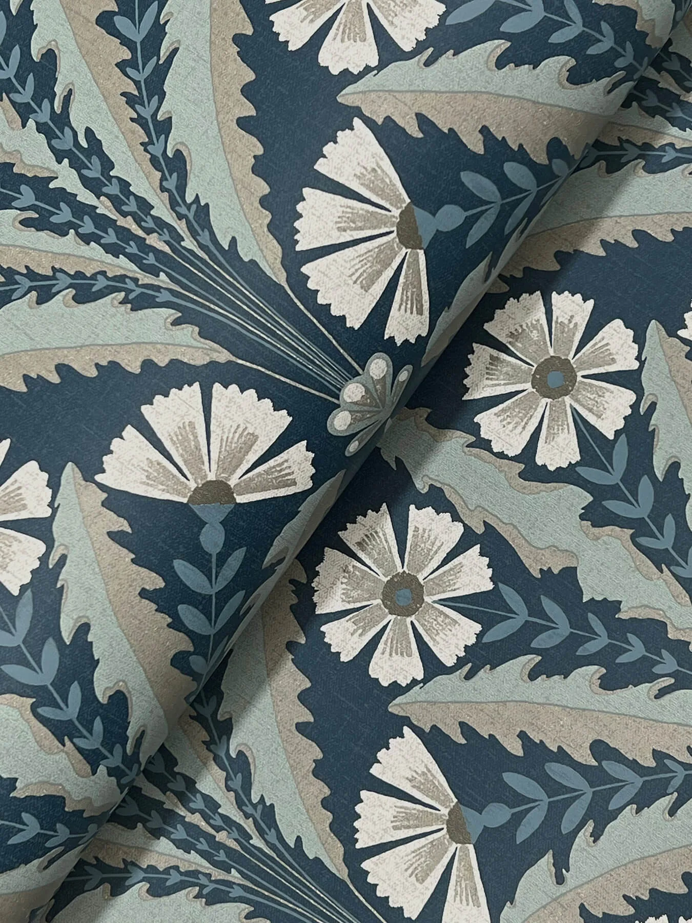 Chesapeake Tap Root wallpaper, color Dark Blue, SKU 4169-27600