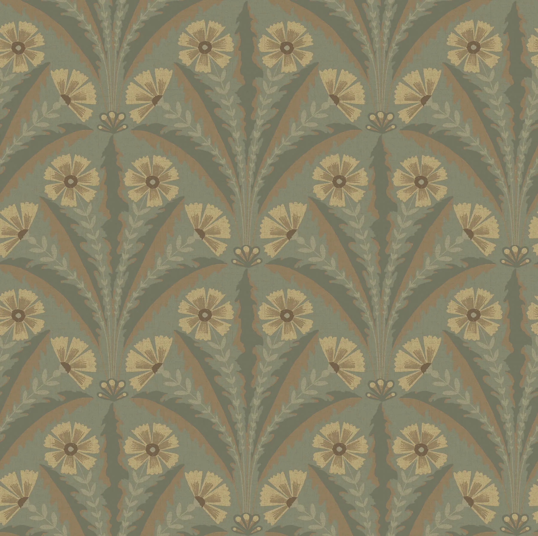 Chesapeake Tap Root wallpaper, color Green, SKU 4169-27604
