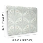 Chesapeake Tap Root wallpaper, color Light Blue, SKU 4169-27602