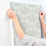 Chesapeake Tap Root wallpaper, color Light Blue, SKU 4169-27602