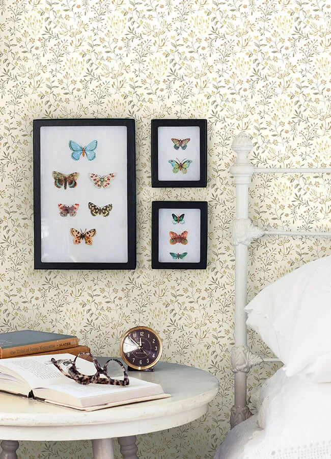 Chesapeake Tarragon wallpaper, color Honey, SKU 3125-72354