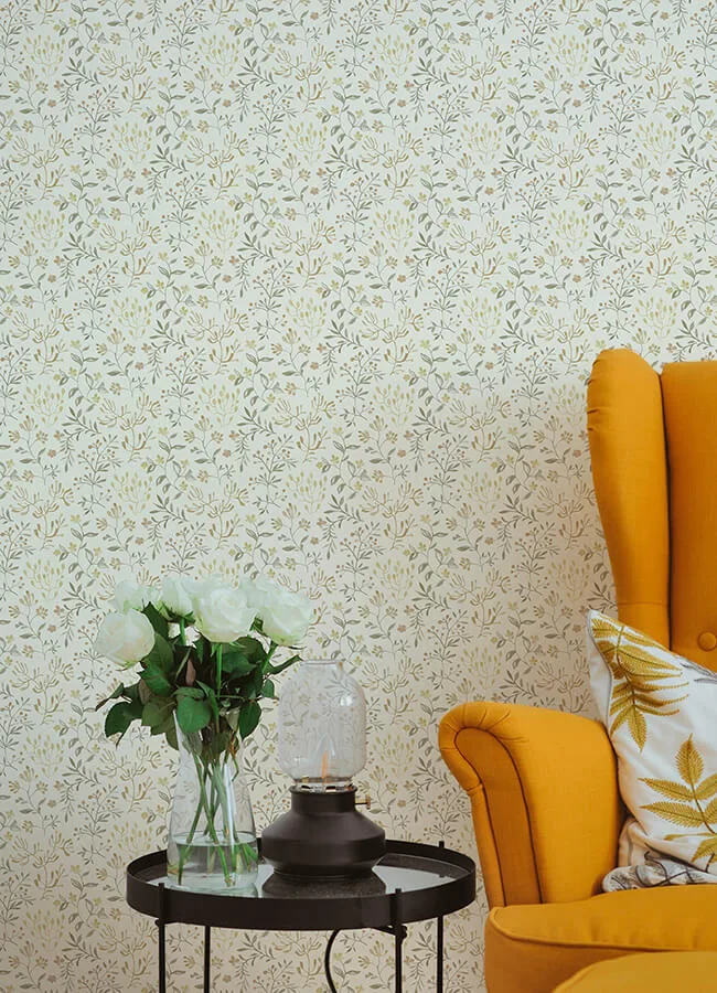 Chesapeake Tarragon wallpaper, color Honey, SKU 3125-72354