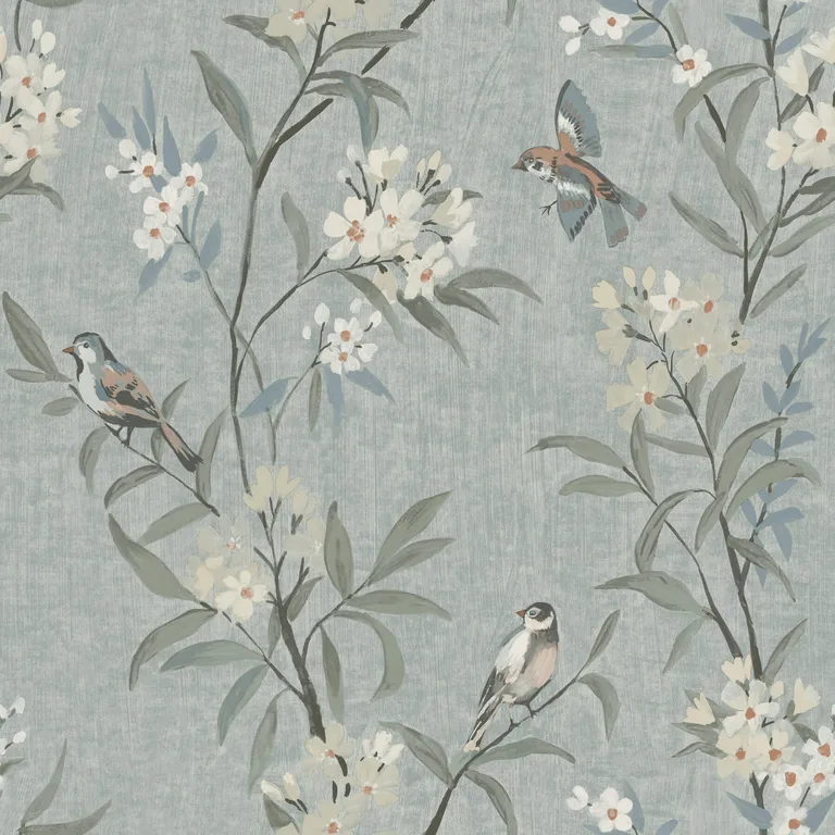 Chesapeake Tea Olive wallpaper, color Blue, SKU 4169-83139