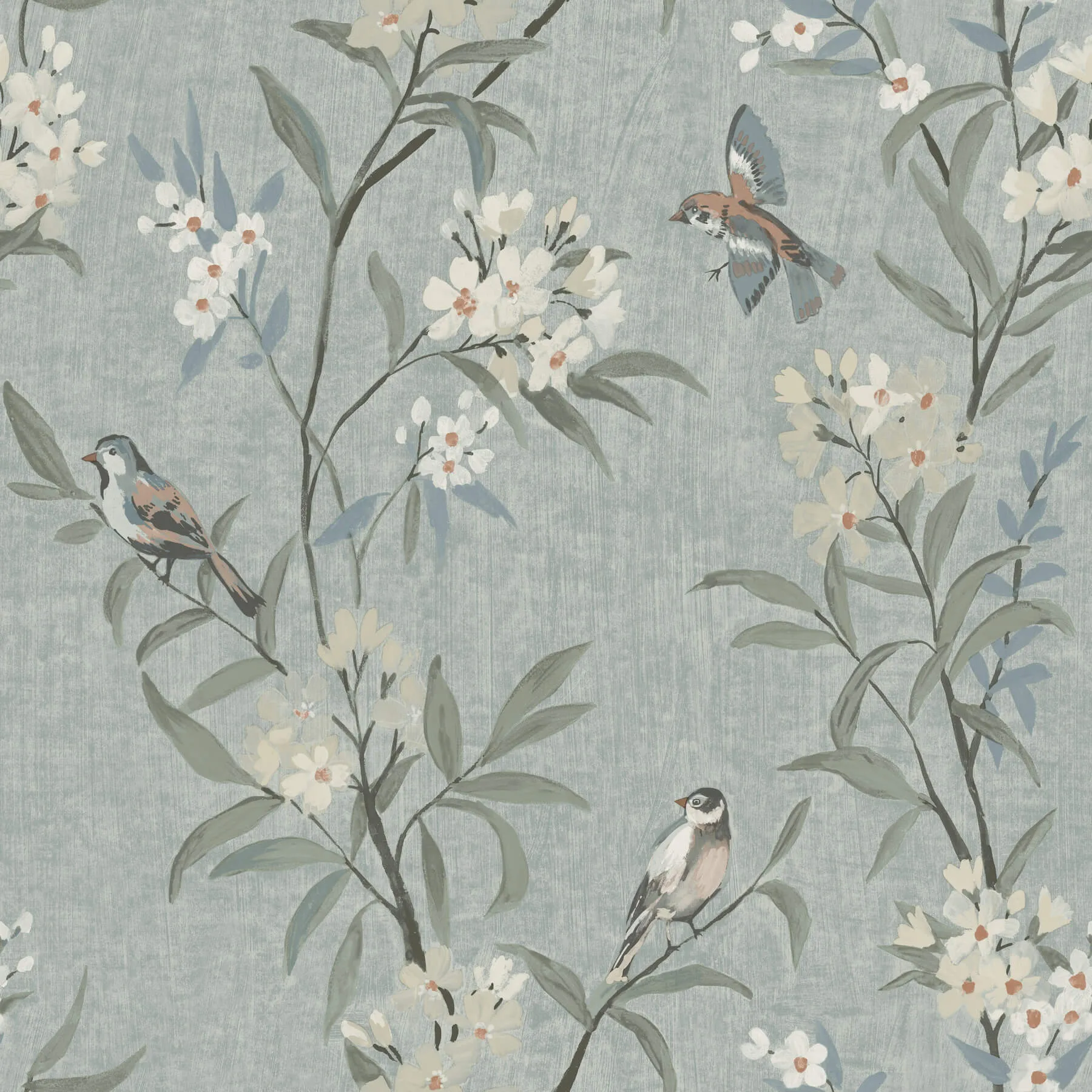 Chesapeake Tea Olive wallpaper, color Blue, SKU 4169-83139