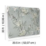 Chesapeake Tea Olive - Blue Wallpaper | Buy Online Chesapeake Tea Olive wallpaper, color Blue, SKU 4169-83139