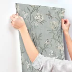 Chesapeake Tea Olive - Blue Wallpaper | Buy Online Chesapeake Tea Olive wallpaper, color Blue, SKU 4169-83139