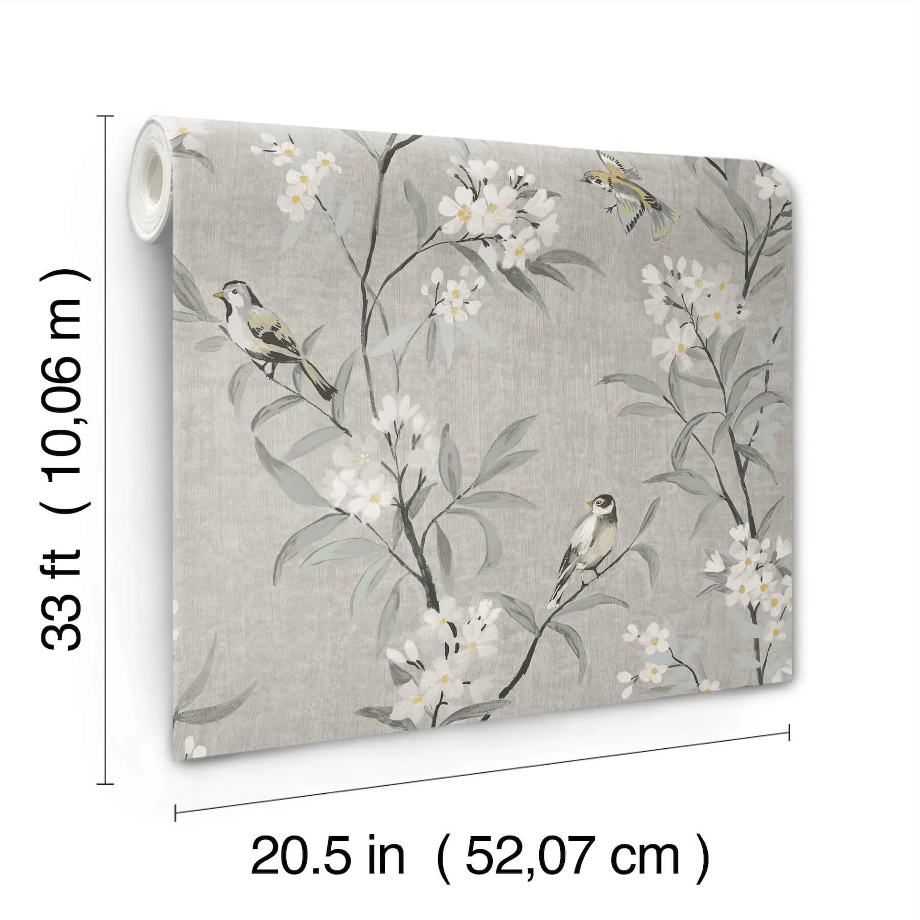 Chesapeake Tea Olive - Gray Wallpaper | Buy Online Chesapeake Tea Olive wallpaper, color Gray, SKU 4169-83141