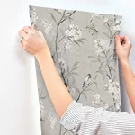 Chesapeake Tea Olive - Gray Wallpaper | Buy Online Chesapeake Tea Olive wallpaper, color Gray, SKU 4169-83141
