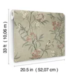 Chesapeake Tea Olive wallpaper, color Green, SKU 4169-83138