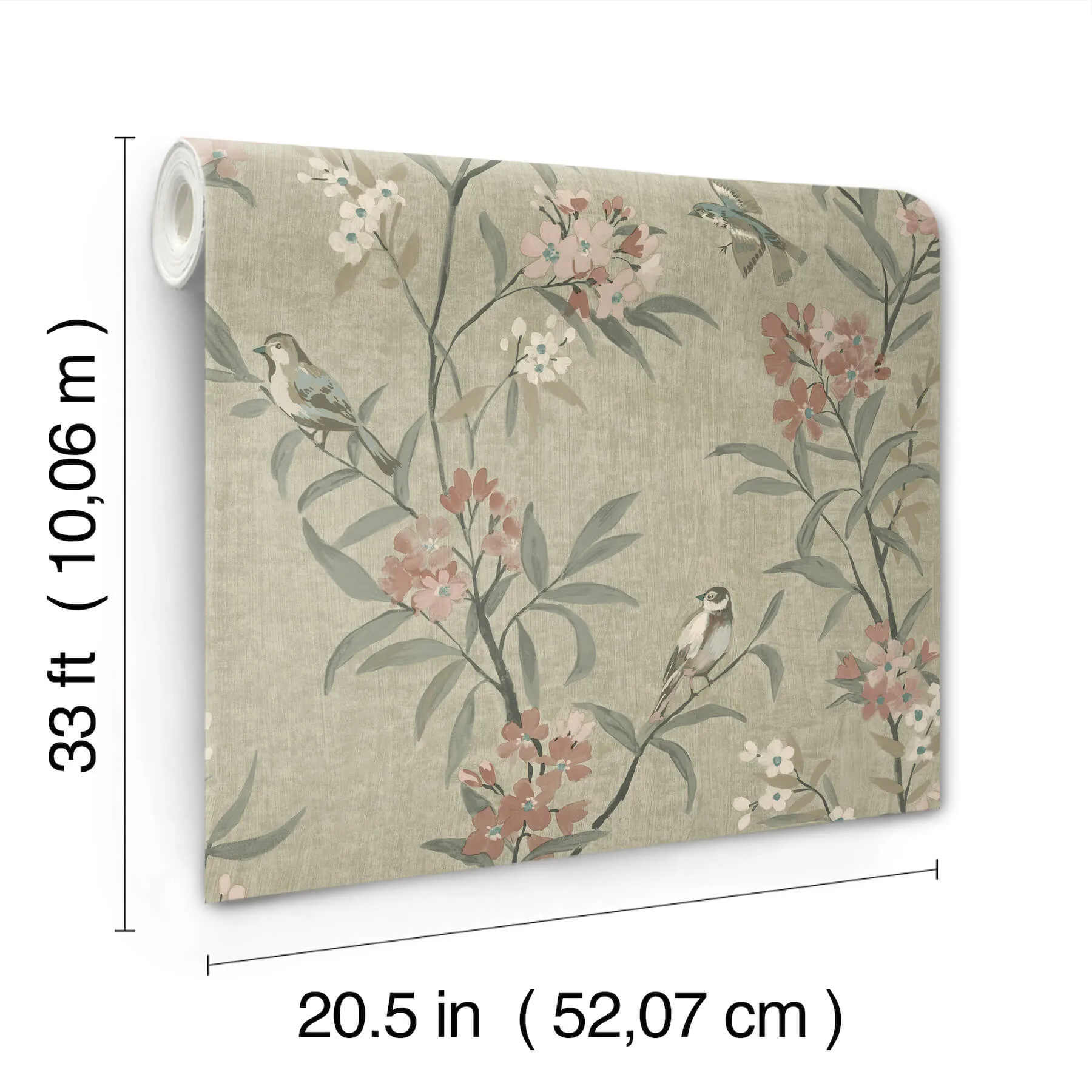 Chesapeake Tea Olive wallpaper, color Green, SKU 4169-83138