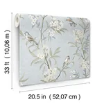 Chesapeake Tea Olive - Light Blue Wallpaper | Buy Online Chesapeake Tea Olive wallpaper, color Light Blue, SKU 4169-83140