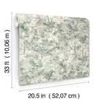 Chesapeake Thicket - Teal Wallpaper | Buy Online Chesapeake Thicket wallpaper, color Teal, SKU 4169-83111