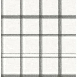 Chesapeake Twain wallpaper, color Charcoal, SKU 4134-26997
