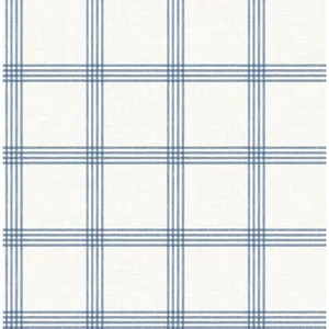Chesapeake Twain wallpaper, color Denim, SKU 4134-26993