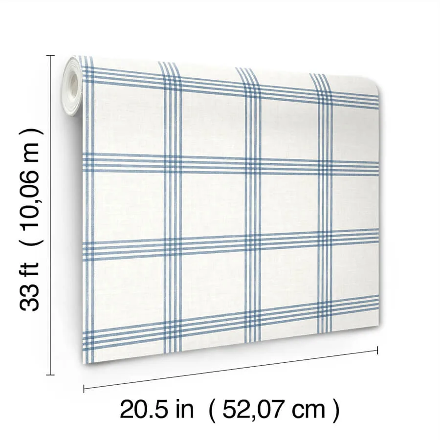 Chesapeake Twain - Denim Wallpaper | Buy Online Chesapeake Twain wallpaper, color Denim, SKU 4134-26993