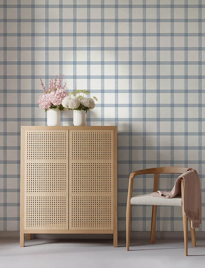 Chesapeake Twain - Denim Wallpaper | Buy Online Chesapeake Twain wallpaper, color Denim, SKU 4134-26993