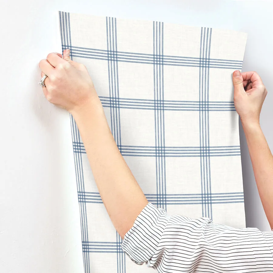 Chesapeake Twain - Denim Wallpaper | Buy Online Chesapeake Twain wallpaper, color Denim, SKU 4134-26993