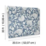 Chesapeake Vadouvan wallpaper, color Navy, SKU 4134-72535