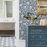 Chesapeake Vadouvan wallpaper, color Navy, SKU 4134-72535