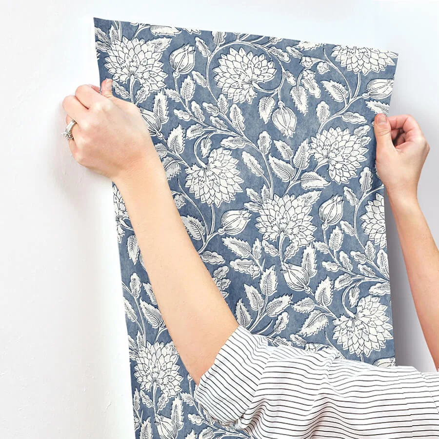 Chesapeake Vadouvan wallpaper, color Navy, SKU 4134-72535