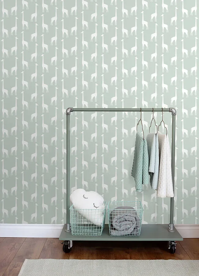 Chesapeake Vivi wallpaper, color Sage, SKU 4060-139058