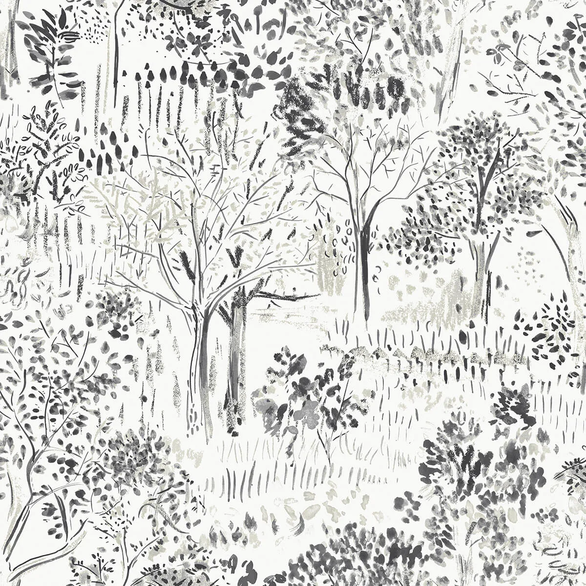 Chesapeake Walden wallpaper, color Black, SKU 3124-13894