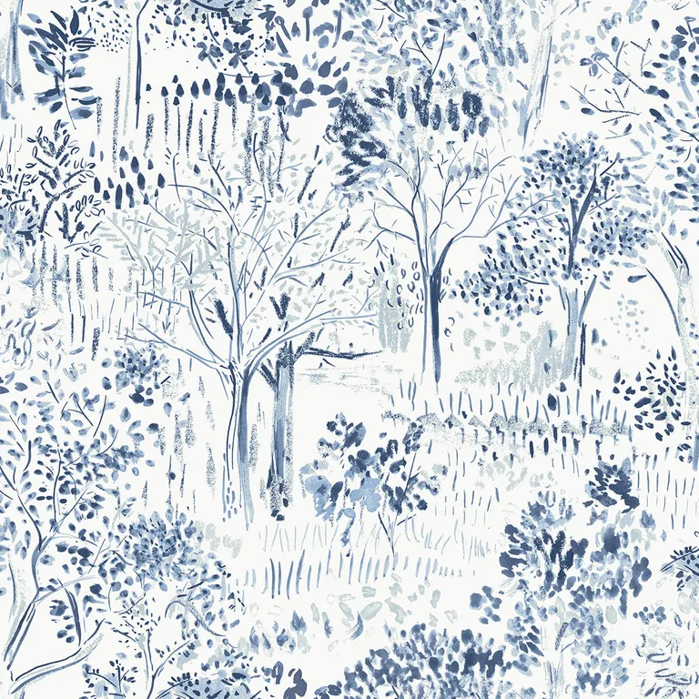 Chesapeake Walden wallpaper, color Navy, SKU 3124-13893