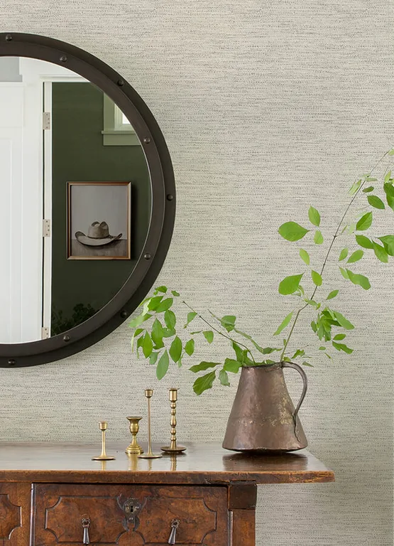Chesapeake Wool Texture wallpaper, color Light Grey, SKU 4142-72647
