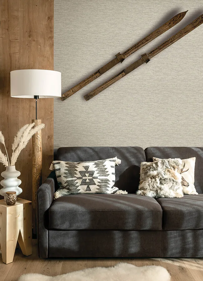Chesapeake Wool Texture wallpaper, color Pewter, SKU 4142-72648