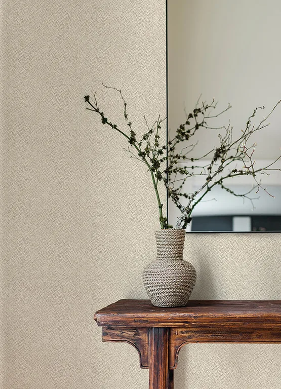 Chesapeake Woven Basket wallpaper, color Wheat, SKU 4142-72644