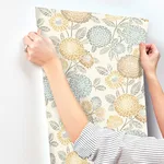 Chesapeake Zalipie wallpaper, color Apricot, SKU 3125-72326