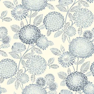Chesapeake Zalipie wallpaper, color Blue, SKU 3125-72328