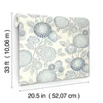Chesapeake Zalipie - Blue Wallpaper | Buy Online Chesapeake Zalipie wallpaper, color Blue, SKU 3125-72328