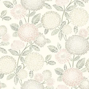 Chesapeake Zalipie wallpaper, color Blush, SKU 3125-72329