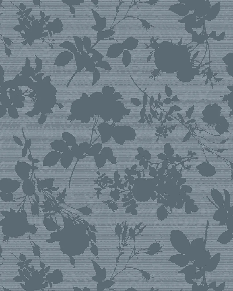 Cole & Son Absence of Roses Moire in Pewter (130/3007.CS.0)