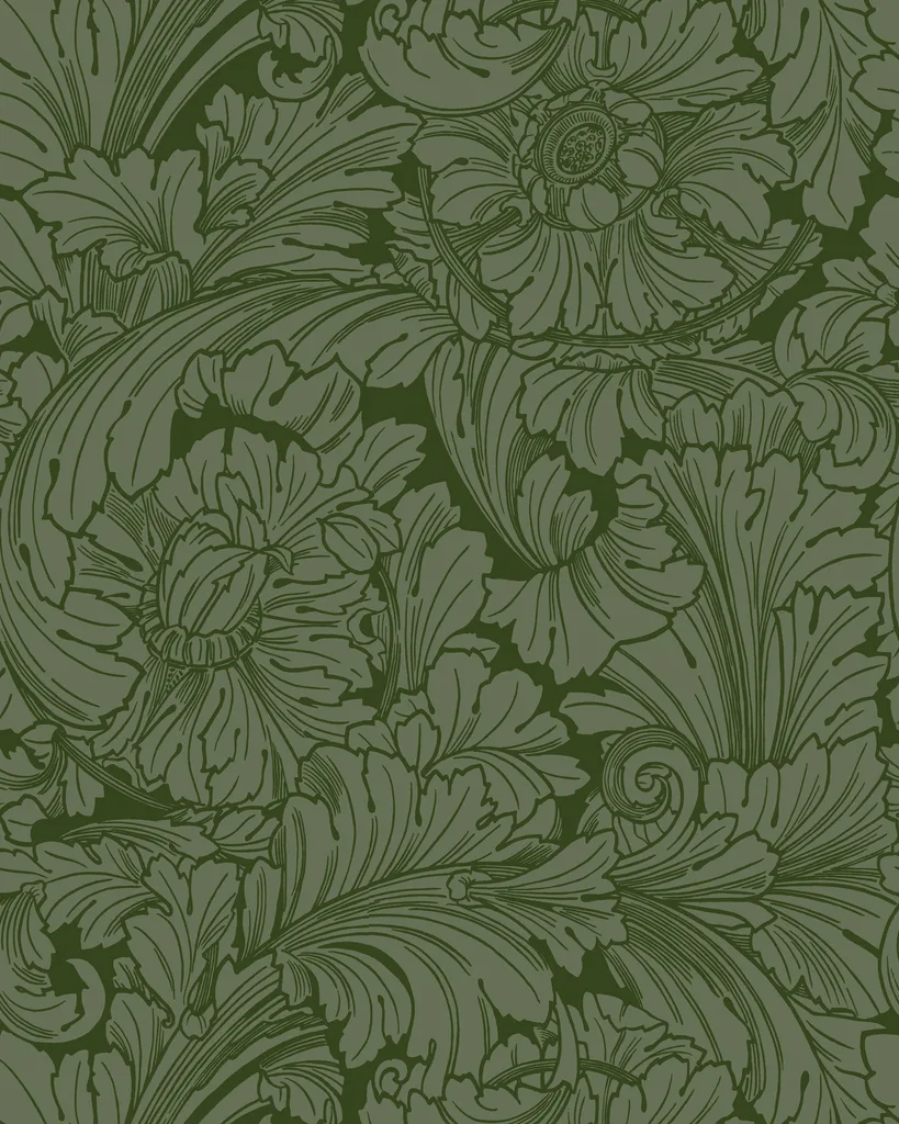 Cole & Son Acanthus in Forest (127/6031.CS.0)