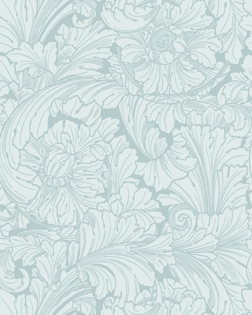 Cole & Son Acanthus in Print Room Blue (127/6030.CS.0)
