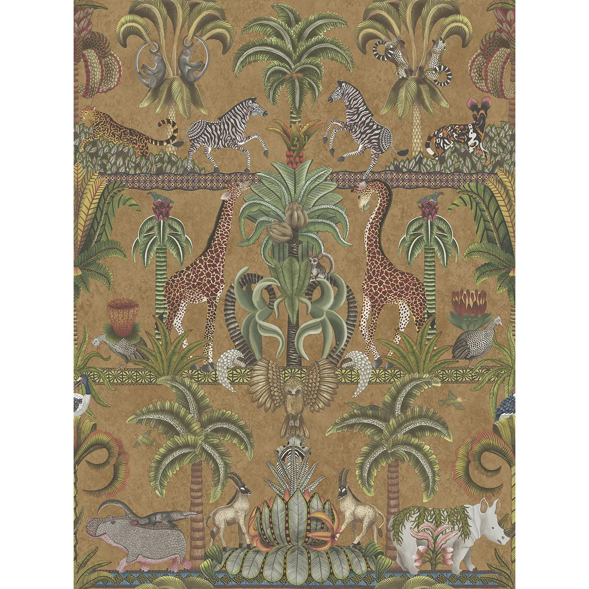 Cole & Son Afrika Kingdom in Olgrn/Spgrn/Mt Bronz (119/5025.CS.0)
