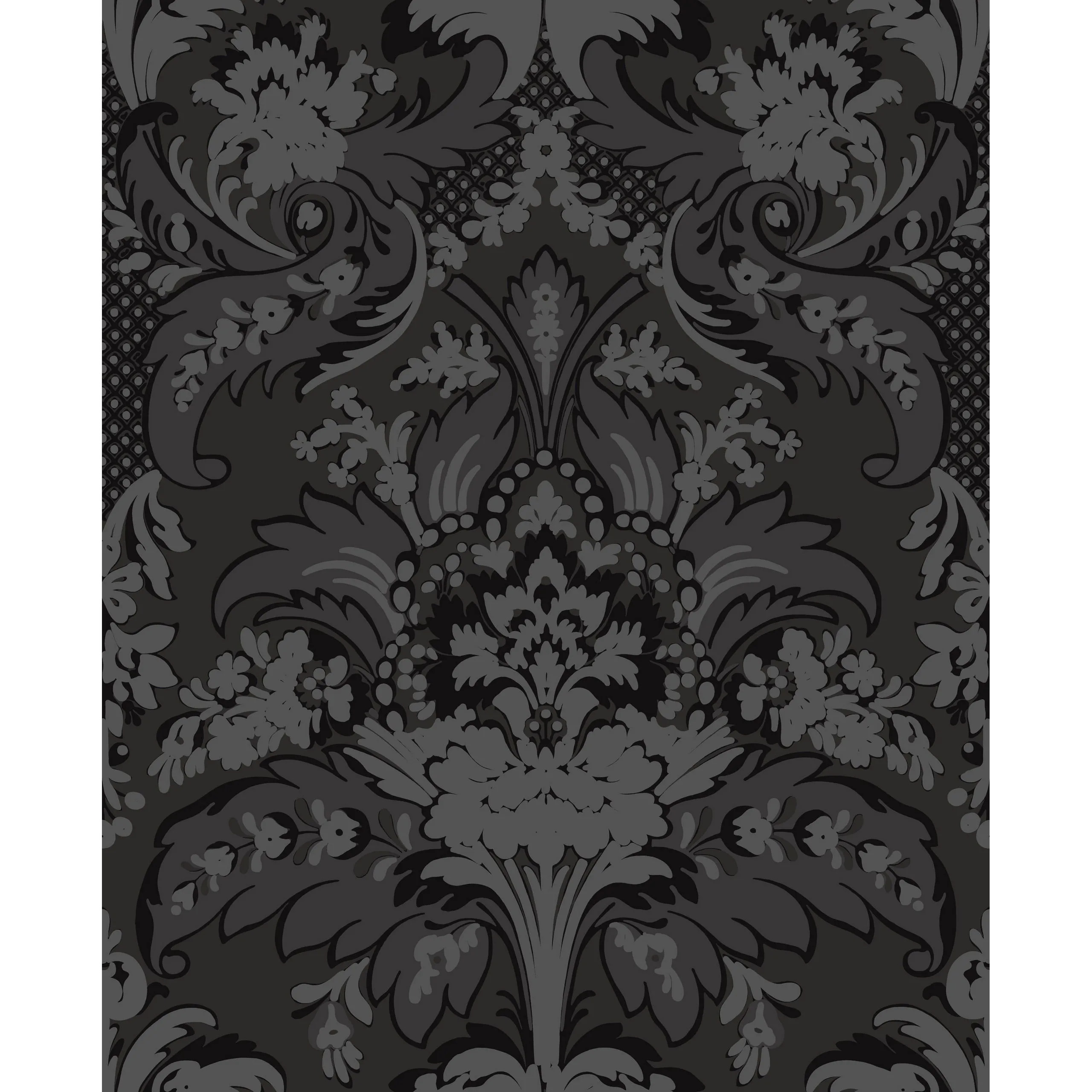 Cole & Son Aldwych in Black and Graphite (94/5030.CS.0)