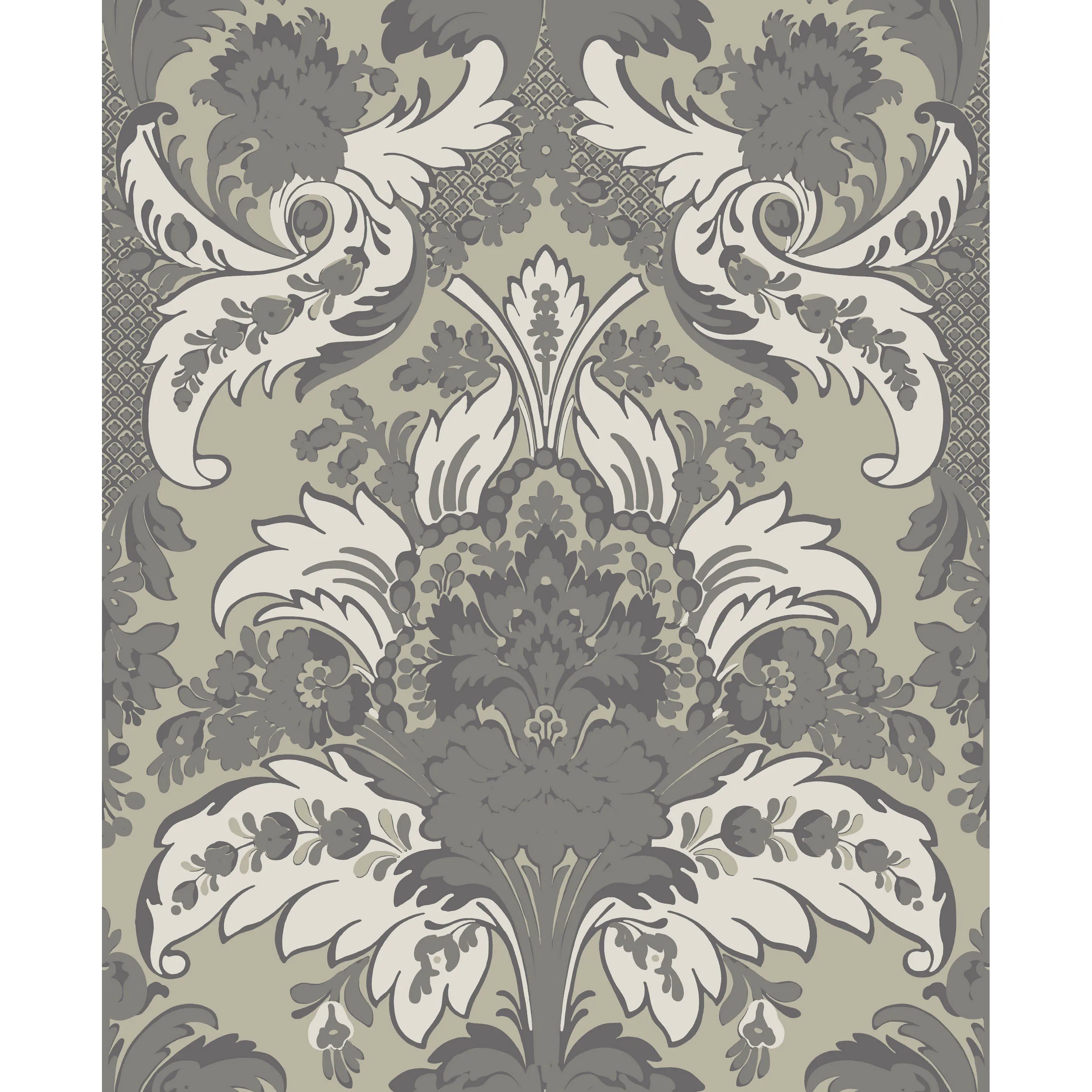 Cole & Son Aldwych in Silver and White (94/5026.CS.0)